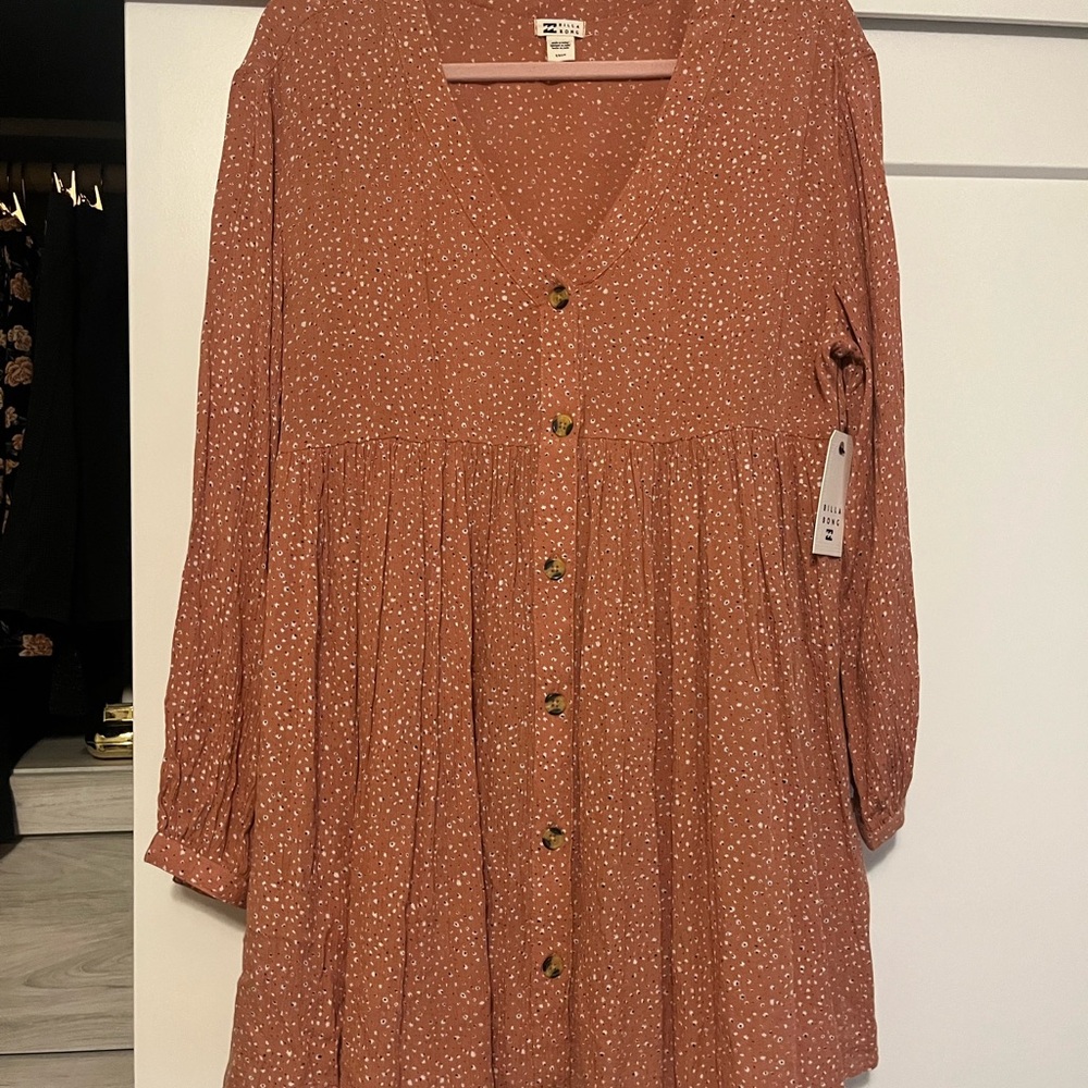 WOMEN'S BILLABONG ON THE WAY BABYDOLL DRESS - Picture 4 of 7
